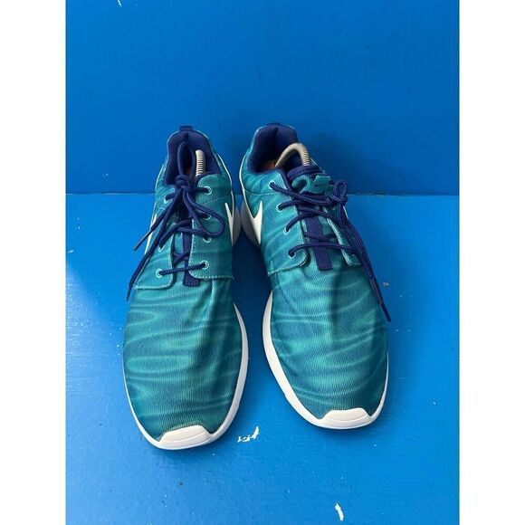 nike roshe one print 599432-415 womens running shoes Sz 10 - Picture 4 of 6